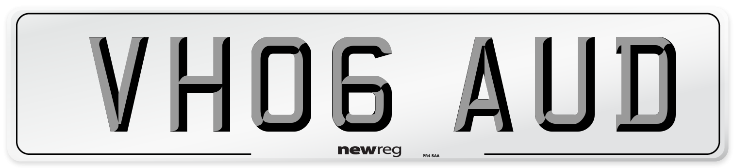 VH06 AUD Number Plate from New Reg